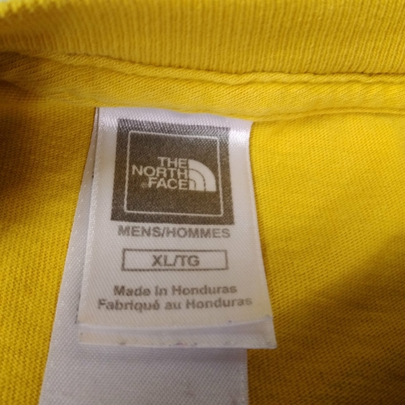 VINTAGE  THE NORTH FACE GRAPHIC TEE SHIRT MENS XL MUSTARD - Picture 4 of 12